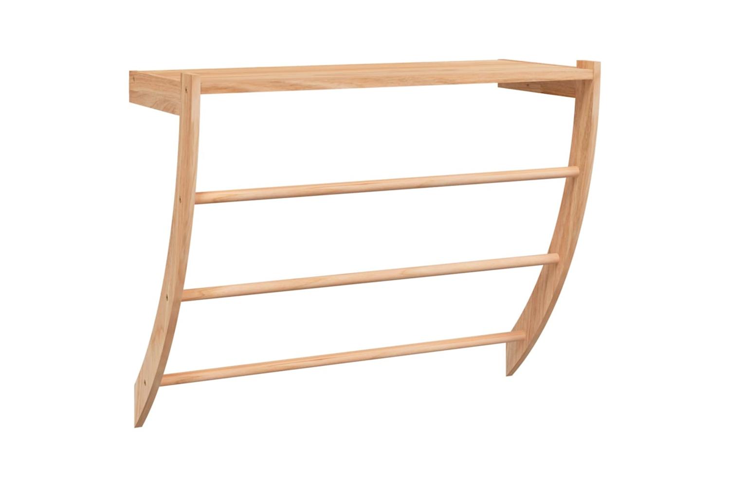 Towel Rack 60x255x49 Cm Solid Wood Walnut