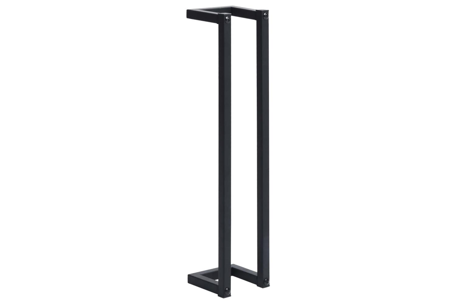 Towel Rack Black 125x125x60 Cm Iron
