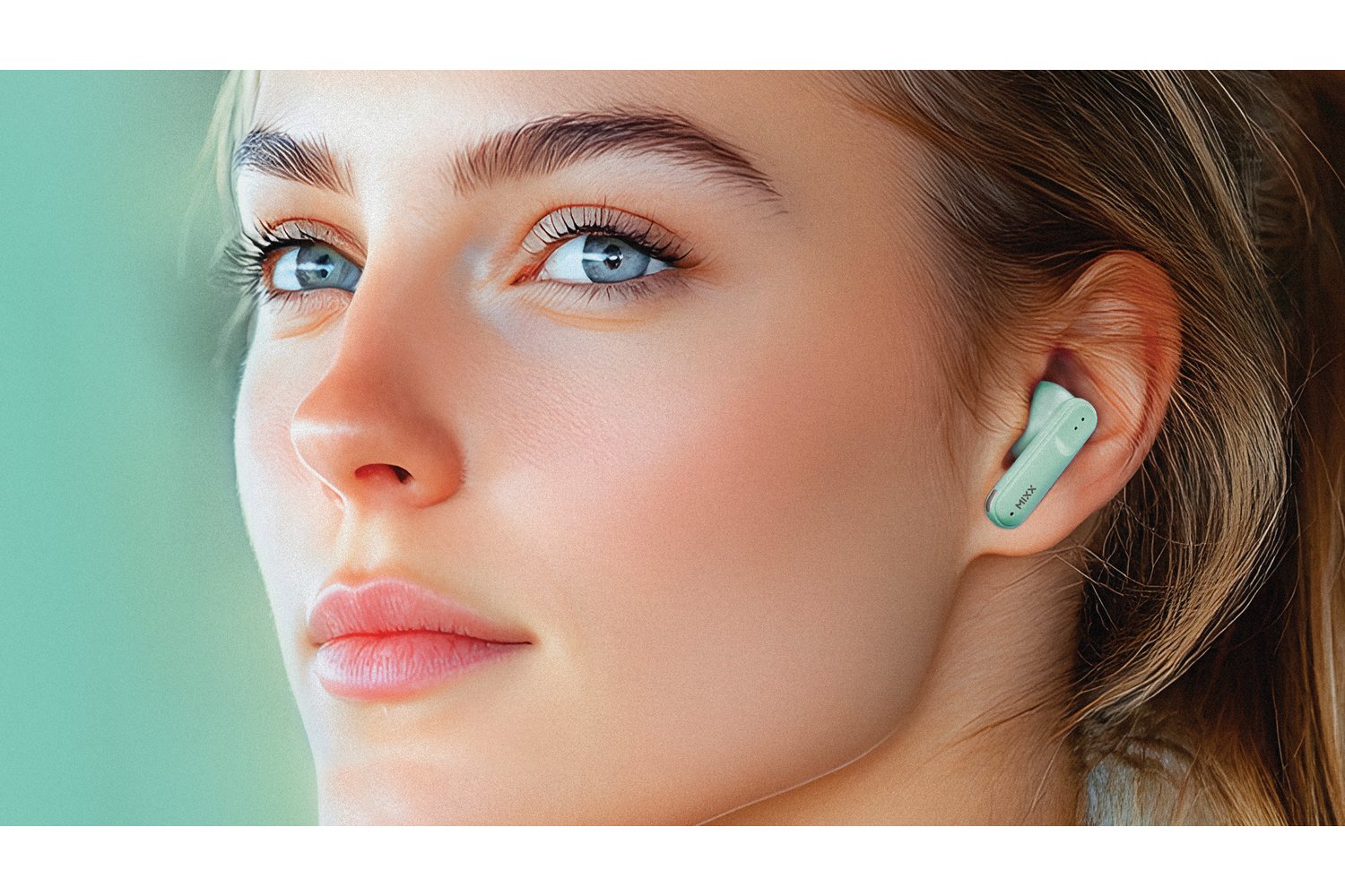 Mixx StreamBuds Switch S7 In-Ear Wireless Earbuds | Seafoam Green
