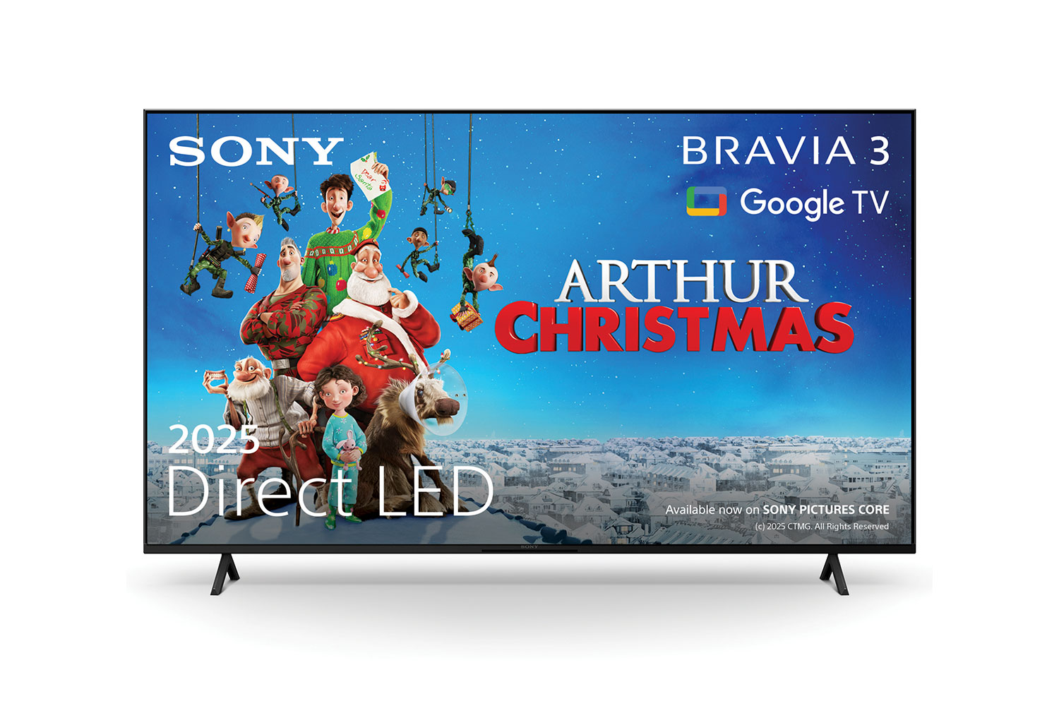 Sony 50" BRAVIA 3 Direct LED TV (2025) | K50S38B.UKA