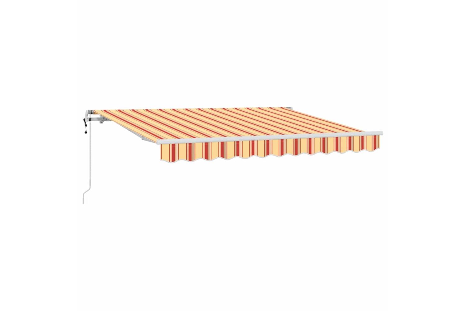 Vidaxl Retractable Awning Multicolour 350 X 200 Cm