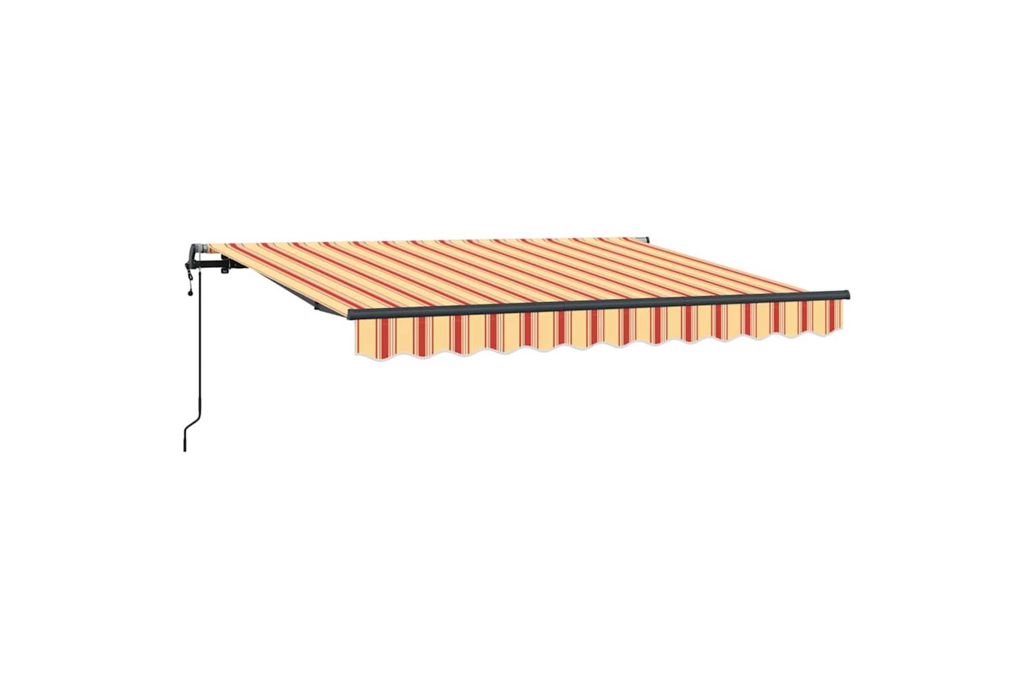 Vidaxl Retractable Awning Multicolour 350 X 200 Cm