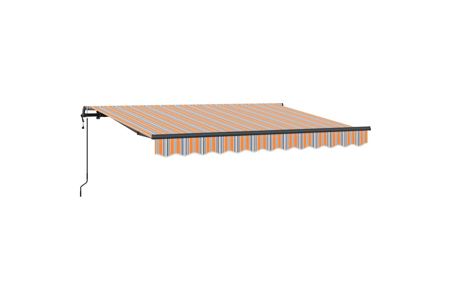 Vidaxl Retractable Awning Multicolour 350 X 200 Cm
