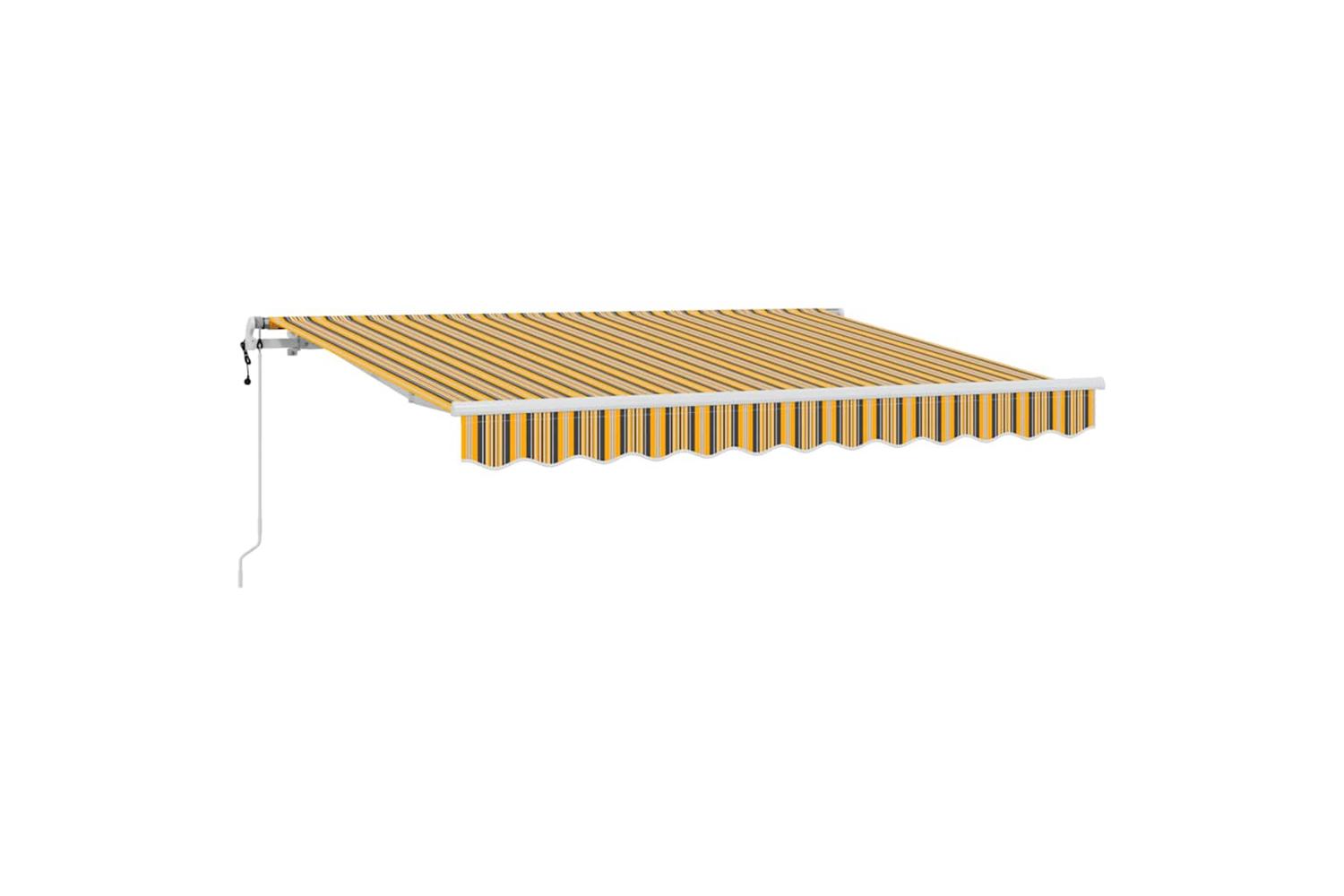 Vidaxl Retractable Awning Multicolour 350 X 200 Cm