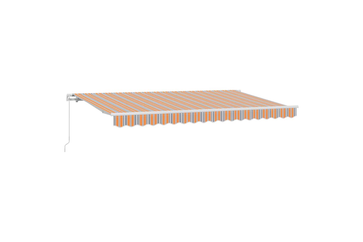 Vidaxl Retractable Awning Multicolour 400 X 200 Cm