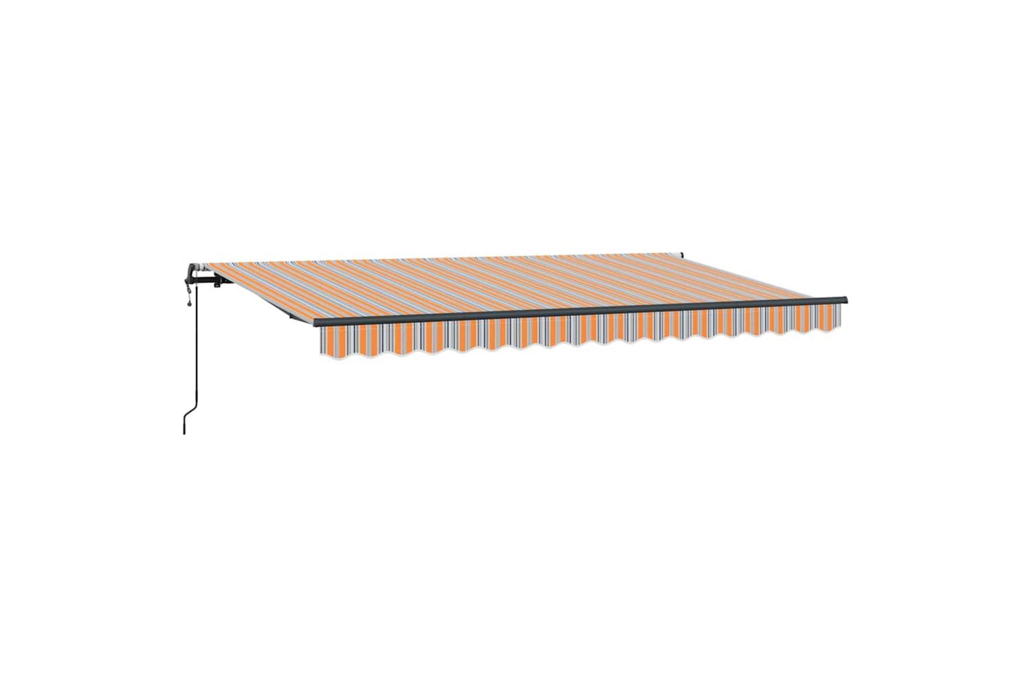 Vidaxl Retractable Awning Multicolour 400 X 200 Cm
