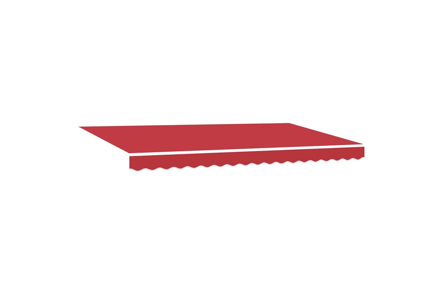 Vidaxl Retractable Awning Red 400 X 200 Cm Polyester And Aluminium