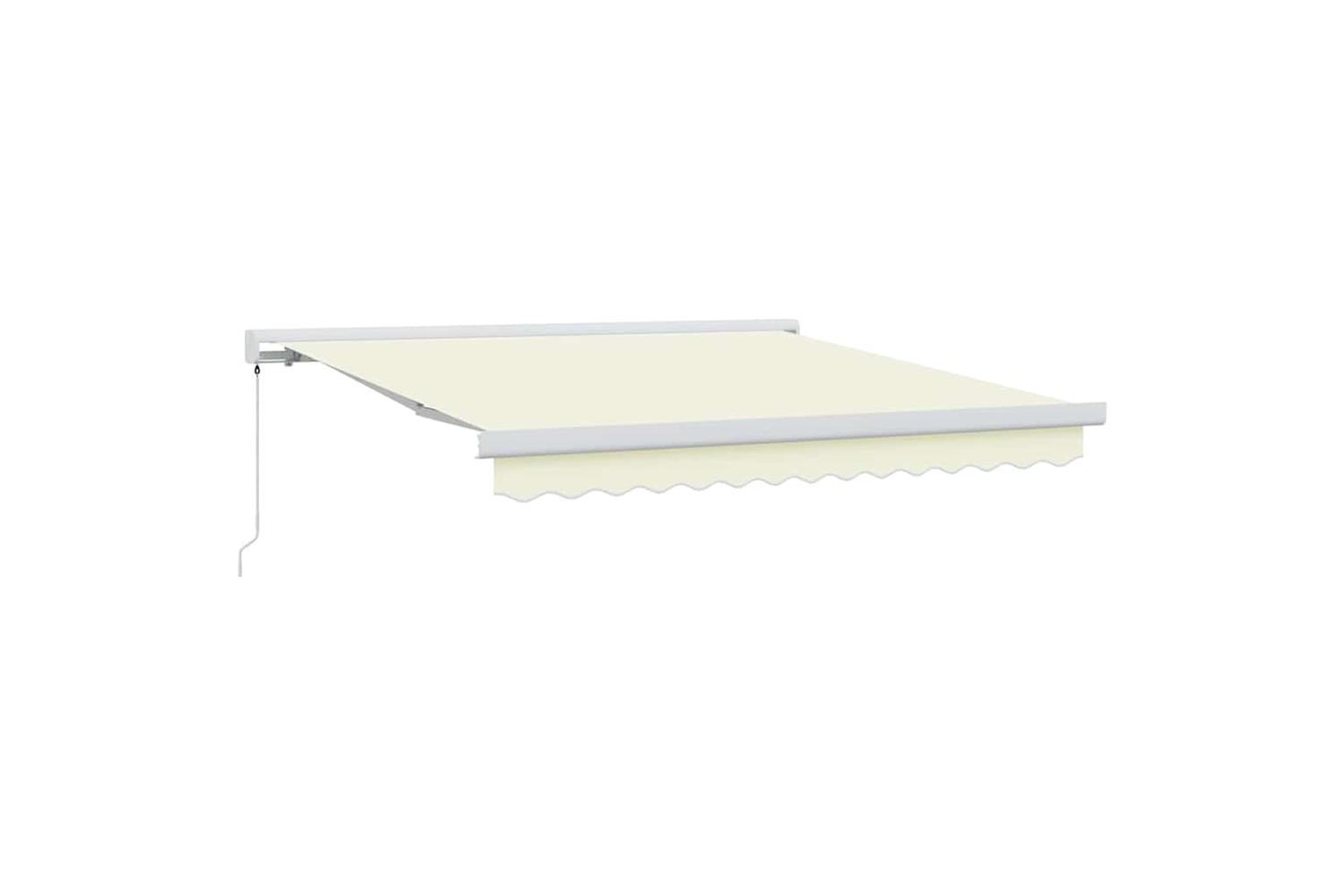 Vidaxl Retractable Awning Cream 300 X 250 Cm Fabric And Metal
