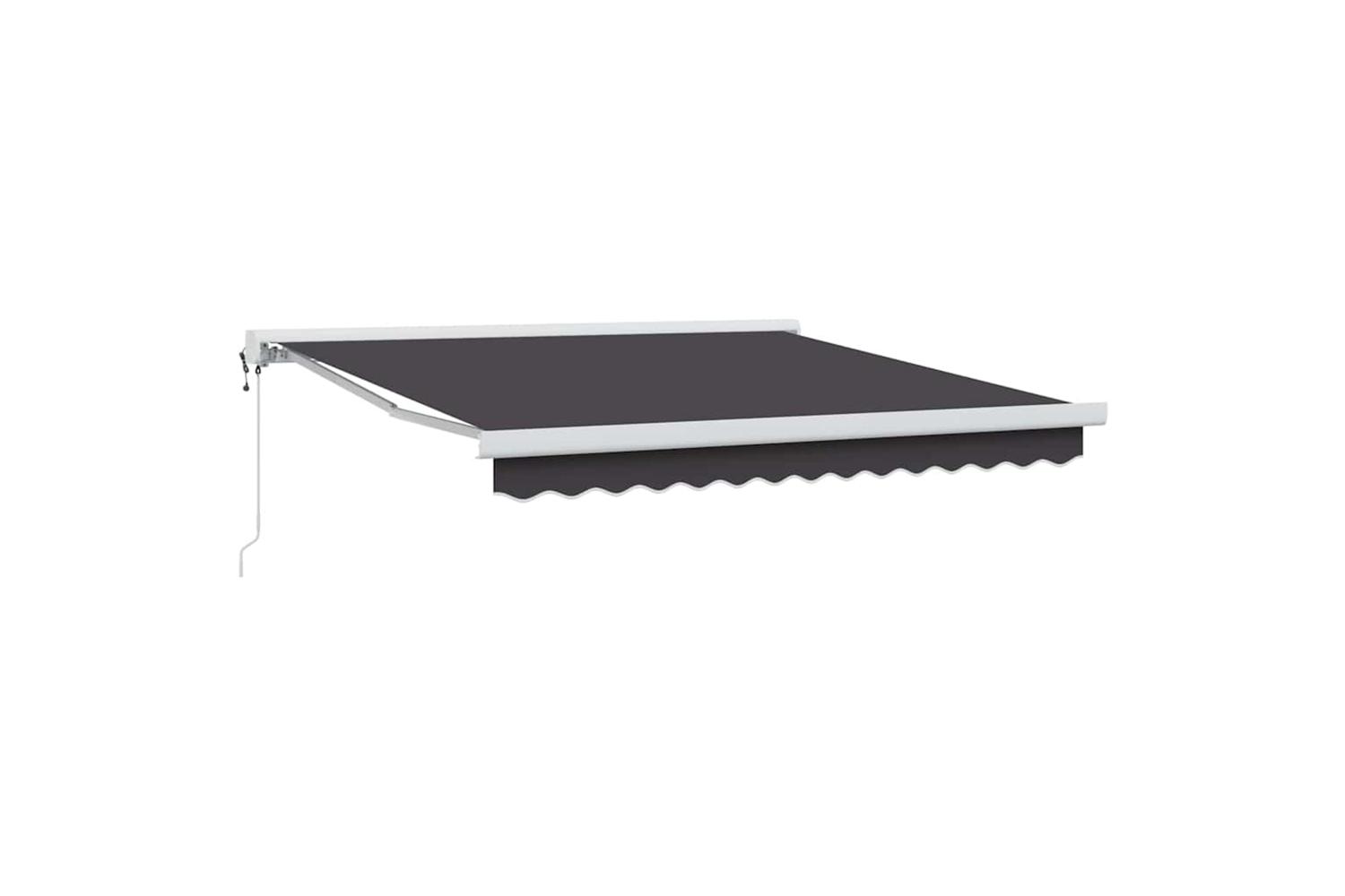 Vidaxl Retractable Awning Anthracite 300 X 250 Cm Fabric And Metal