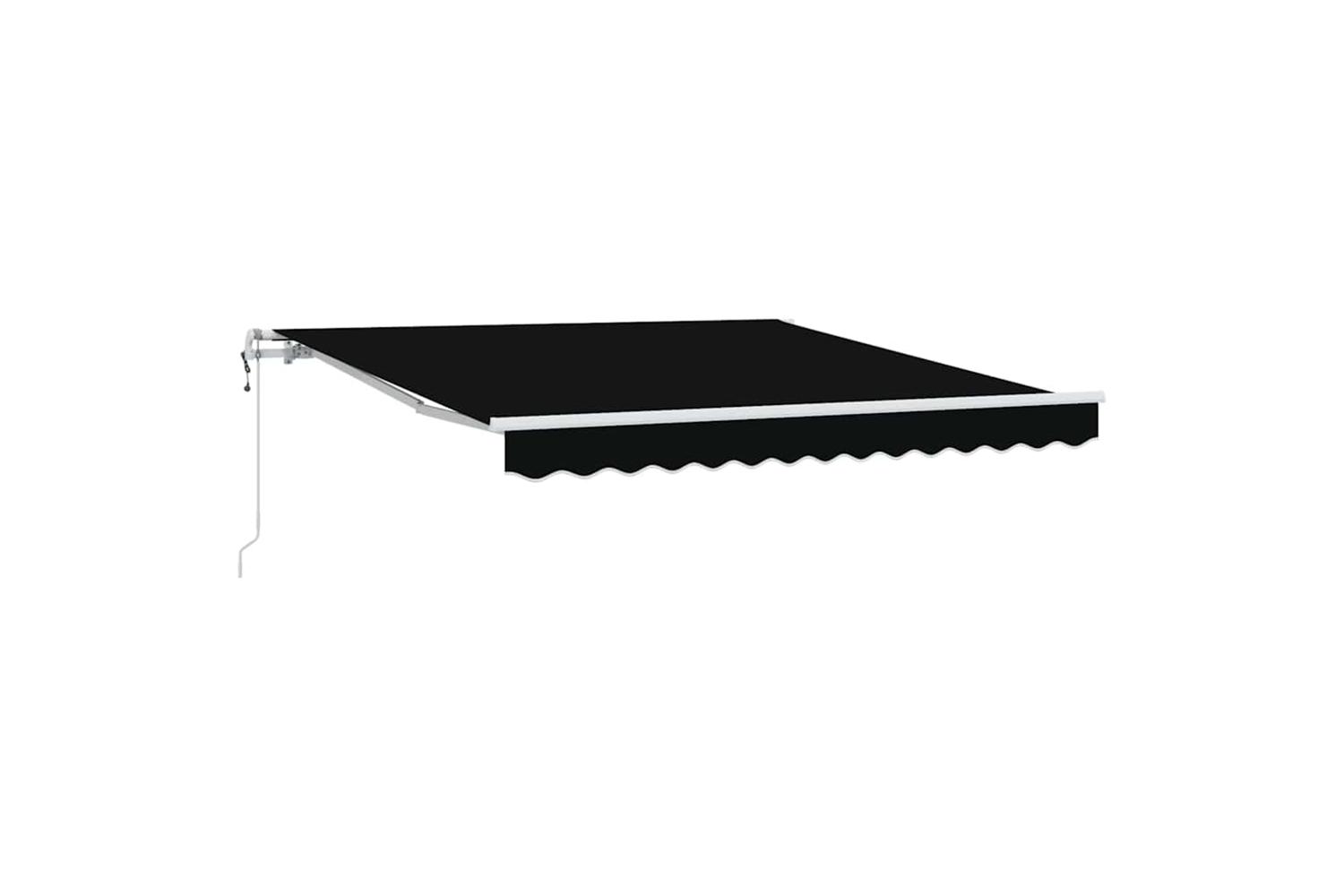 Vidaxl Retractable Awning 300 X 250 Cm Black