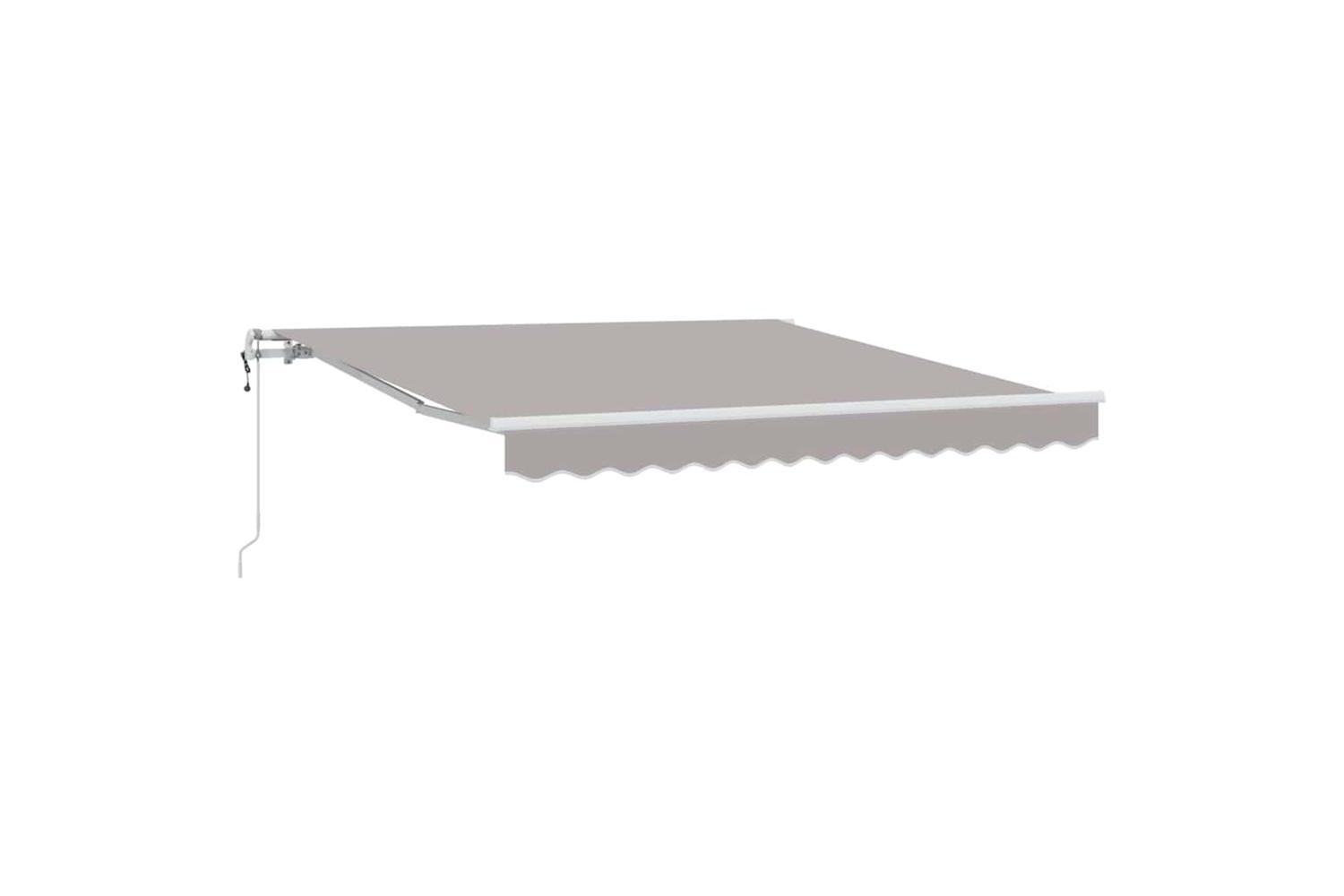 Vidaxl Retractable Awning 300 X 250 Cm Light Grey