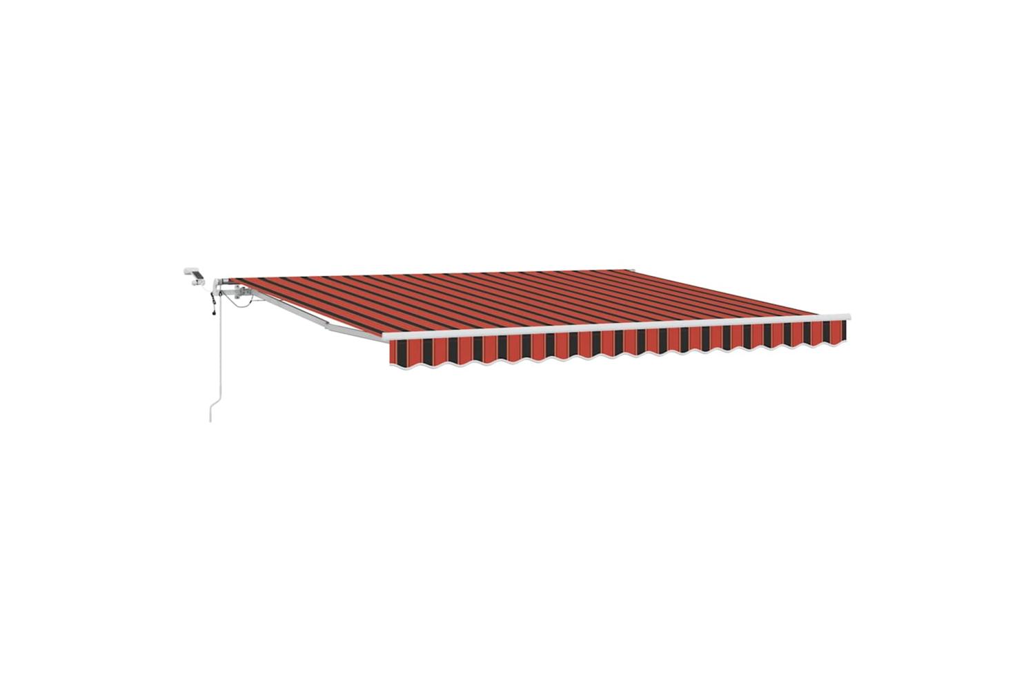 Vidaxl Retractable Awning Anthracite 350 X 250 Cm Fabric And Metal