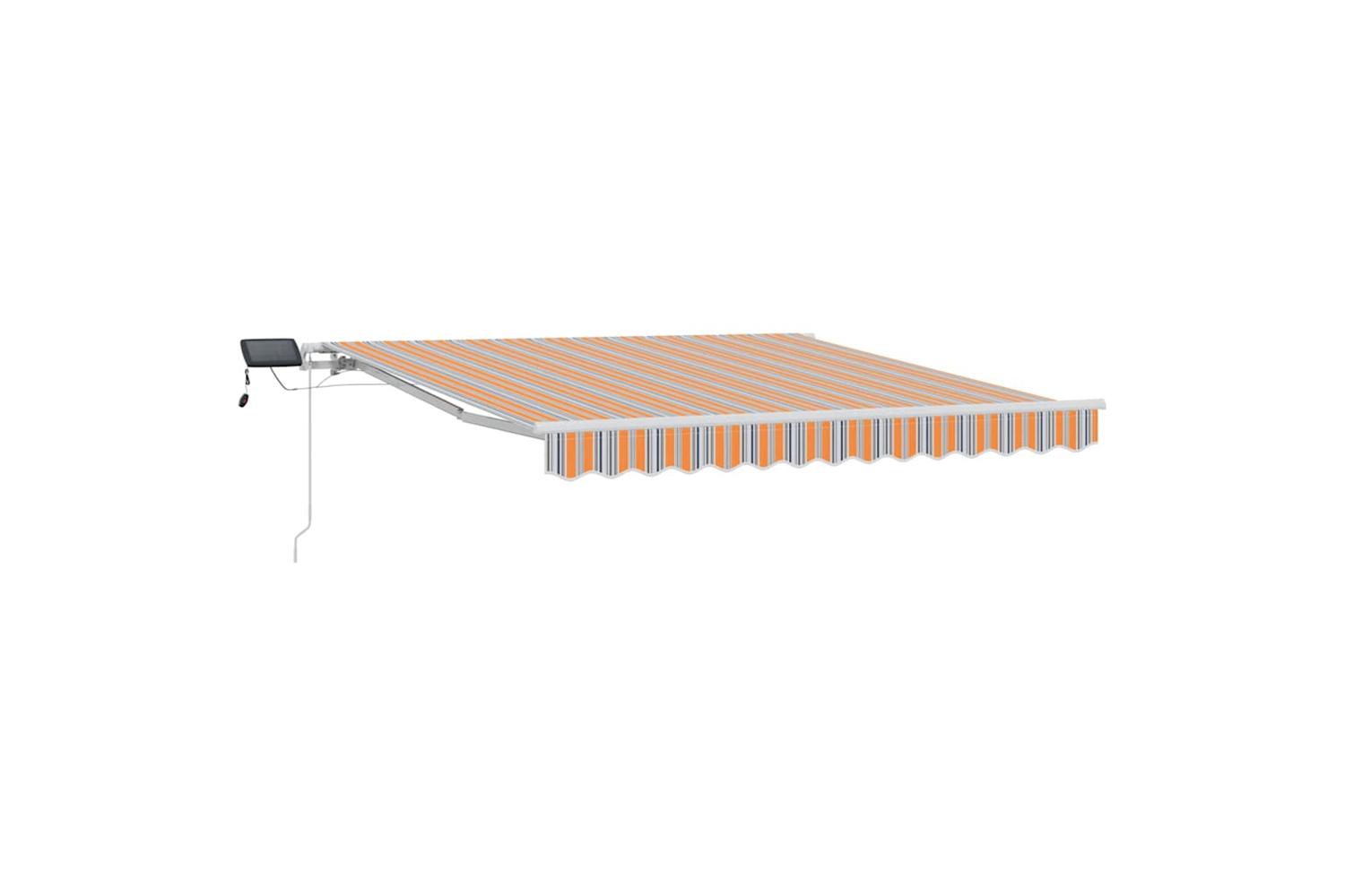 Vidaxl Retractable Awning With Manual 350 X 250 Cm Fabric