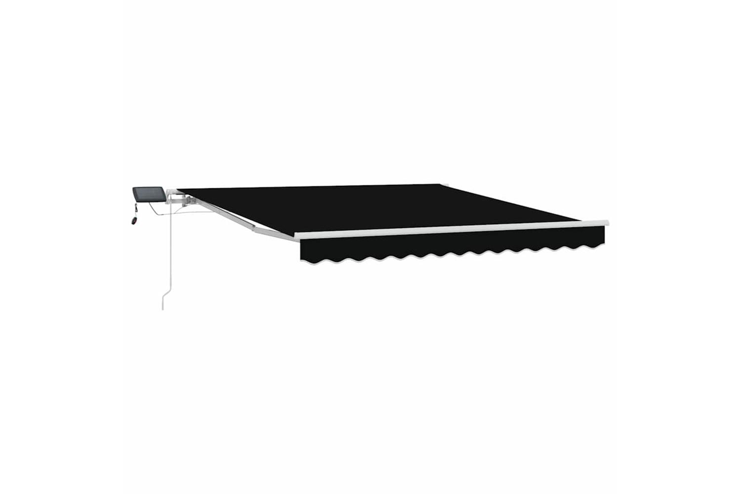 Vidaxl Retractable Awning With Manual 350 X 250 Cm Fabric