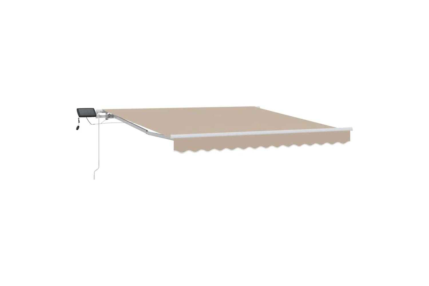 Vidaxl Retractable Awning With Manual 350 X 250 Cm Fabric