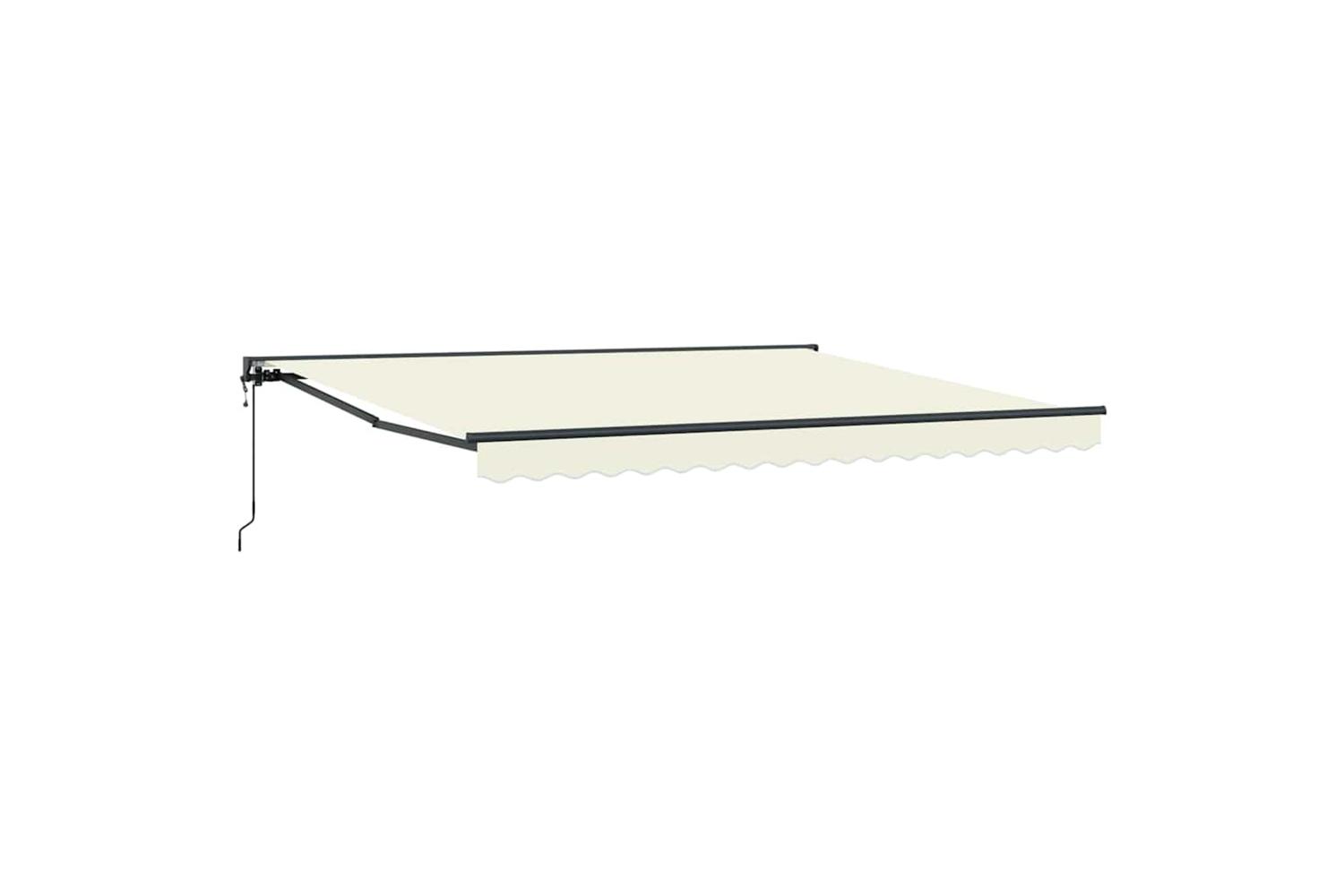 Vidaxl Retractable Awning Cream 400x300 Cm Fabric