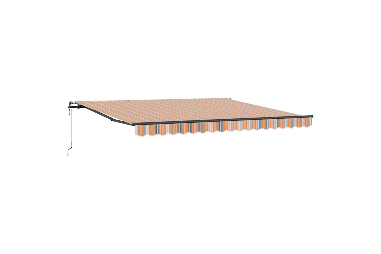 Vidaxl Retractable Awning Multicolour 400 X 300 Cm Fabric