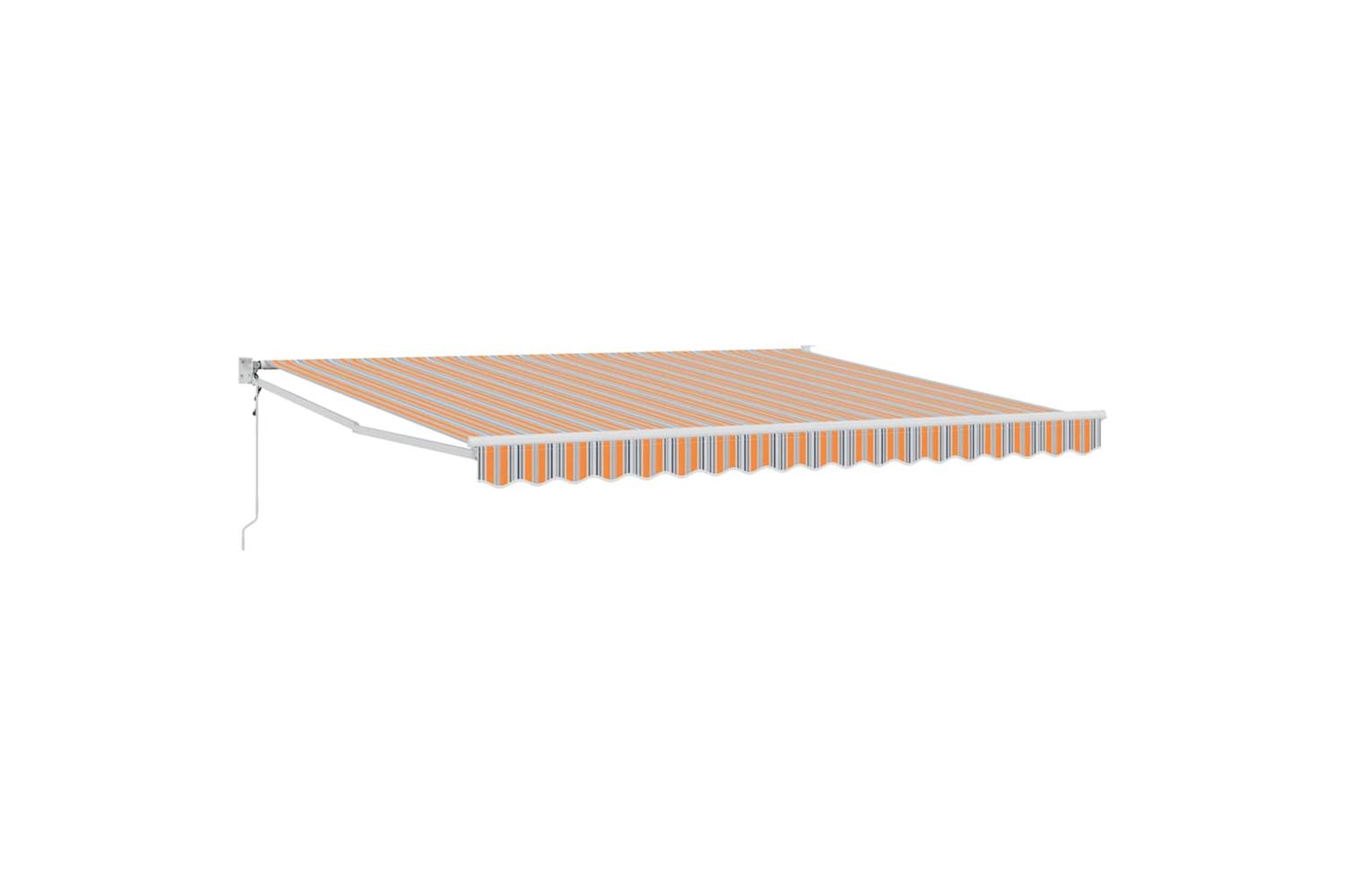 Vidaxl Retractable Awning Multicolour 400 X 300 Cm Polyester