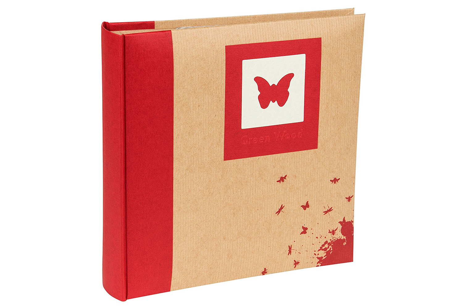 Kenro Green Wood Butterfly 6x4" Photo Album | 200 Photos