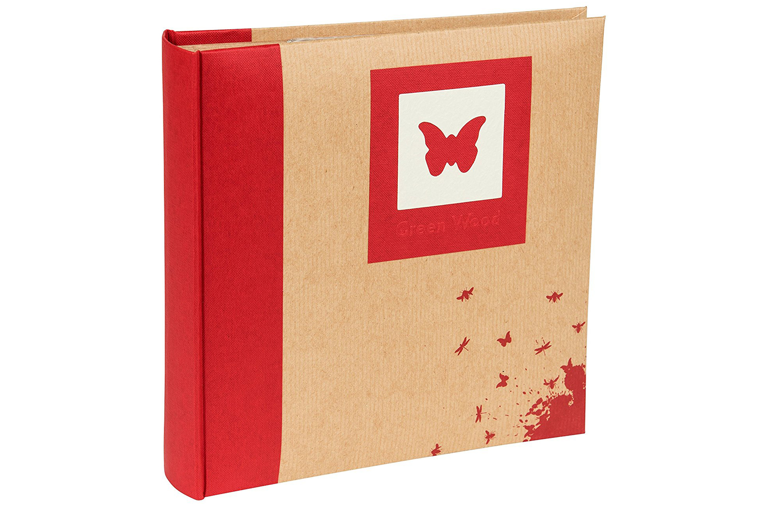 Kenro Green Wood Butterfly 200 Photo Album | 7x5"
