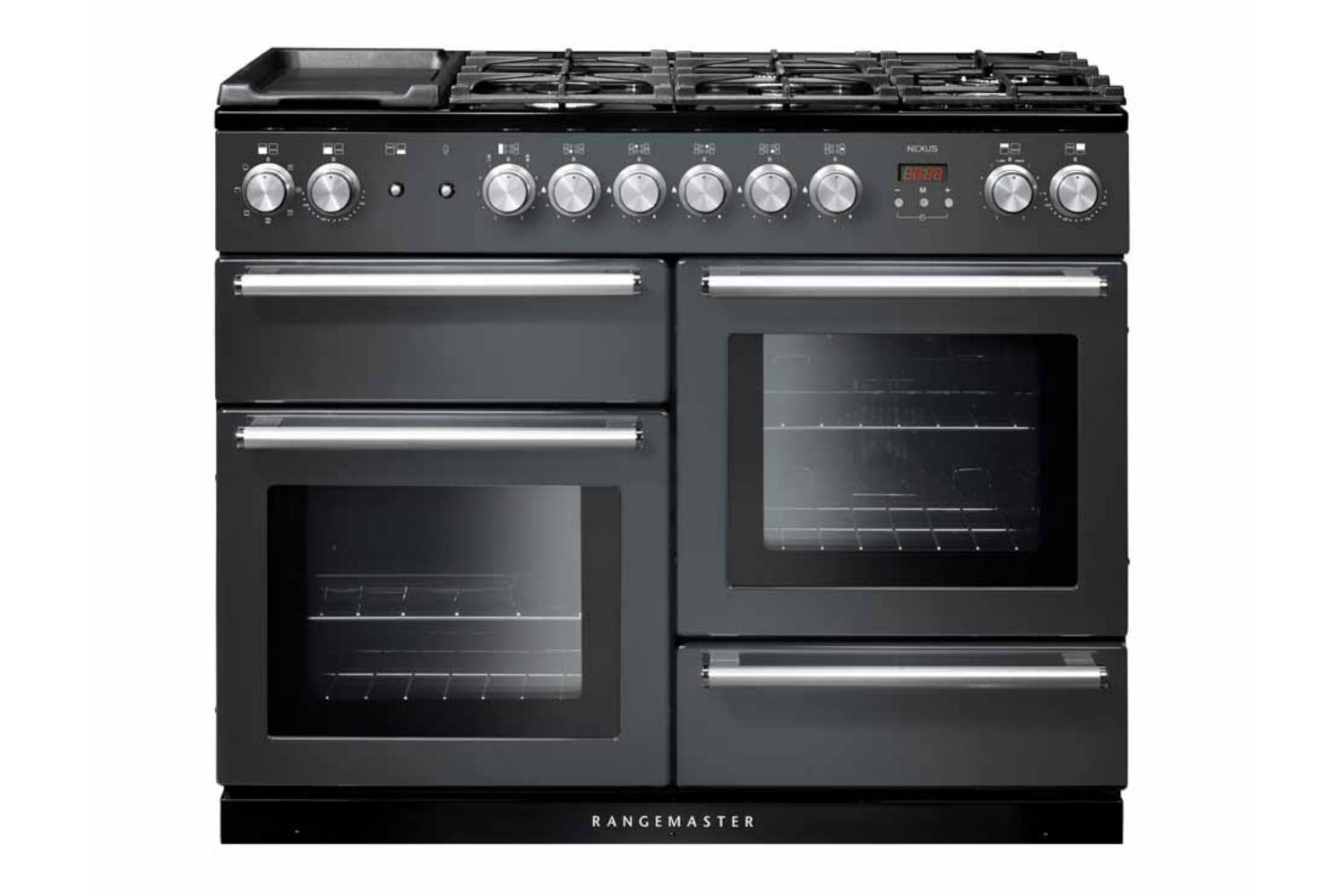 Rangemaster Infusion 110cm Dual Fuel Range Cooker | INF110DFFBL | Black