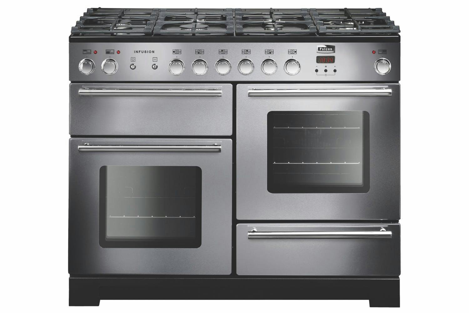 Rangemaster Infusion 110cm Dual Fuel Range Cooker | INF110DFFSS/ | Stainless Steel