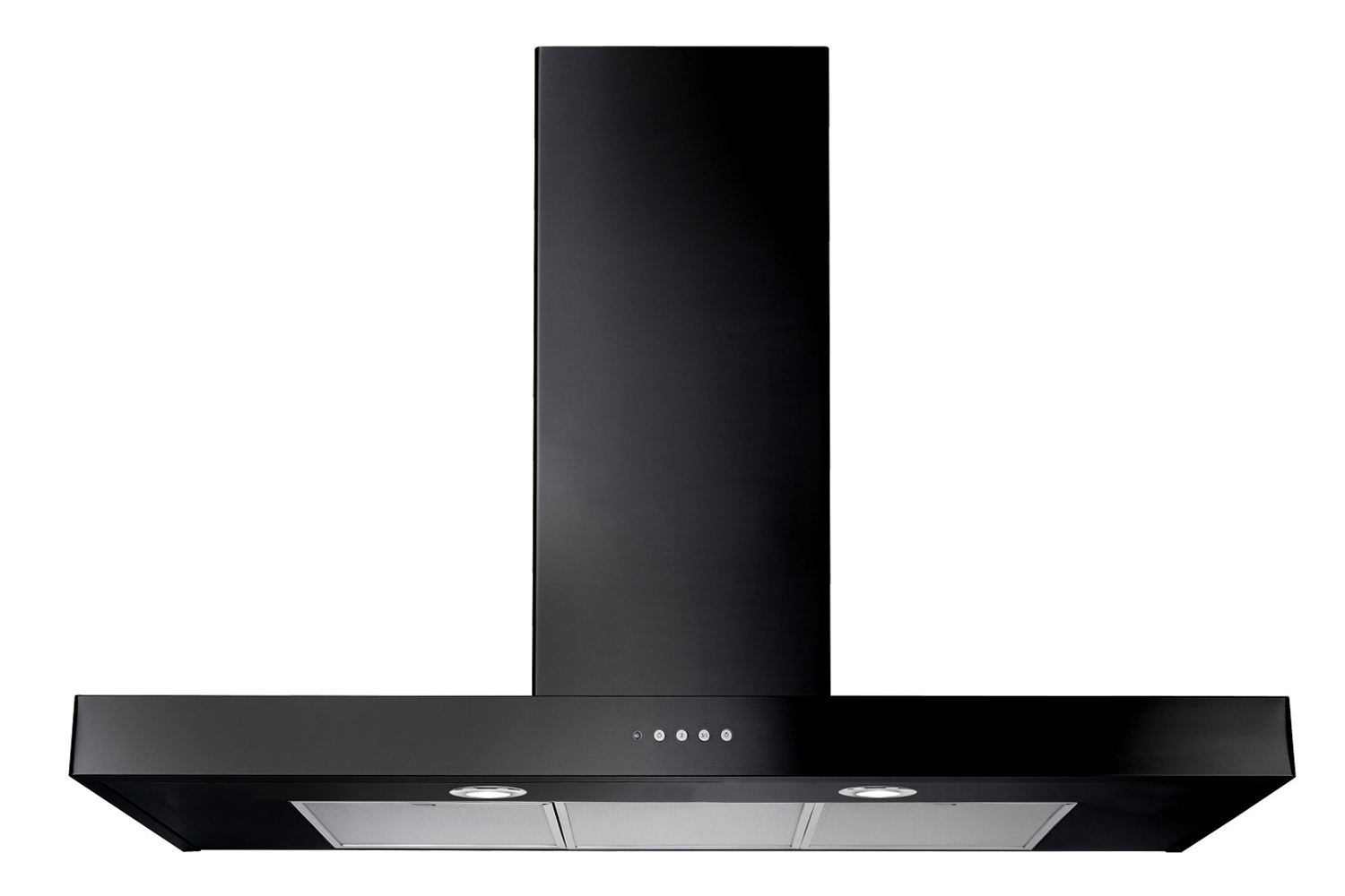 Rangemaster 110cm Flat Chimney Hood | UNBHDS110BL