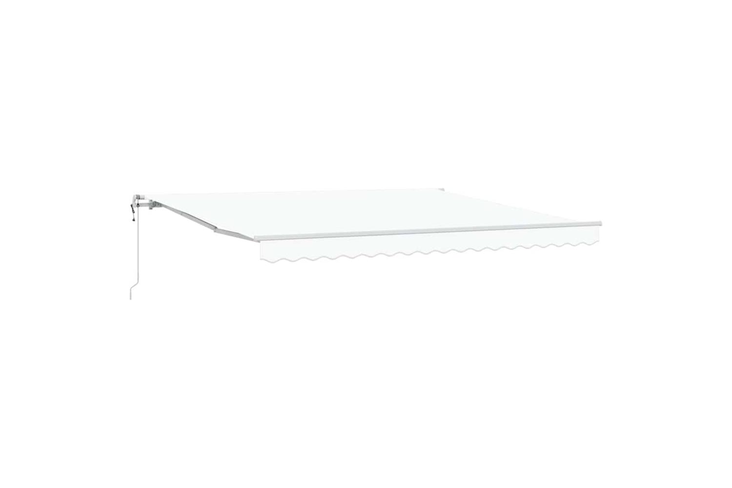 Vidaxl Retractable Awning 400 X 350 Cm White