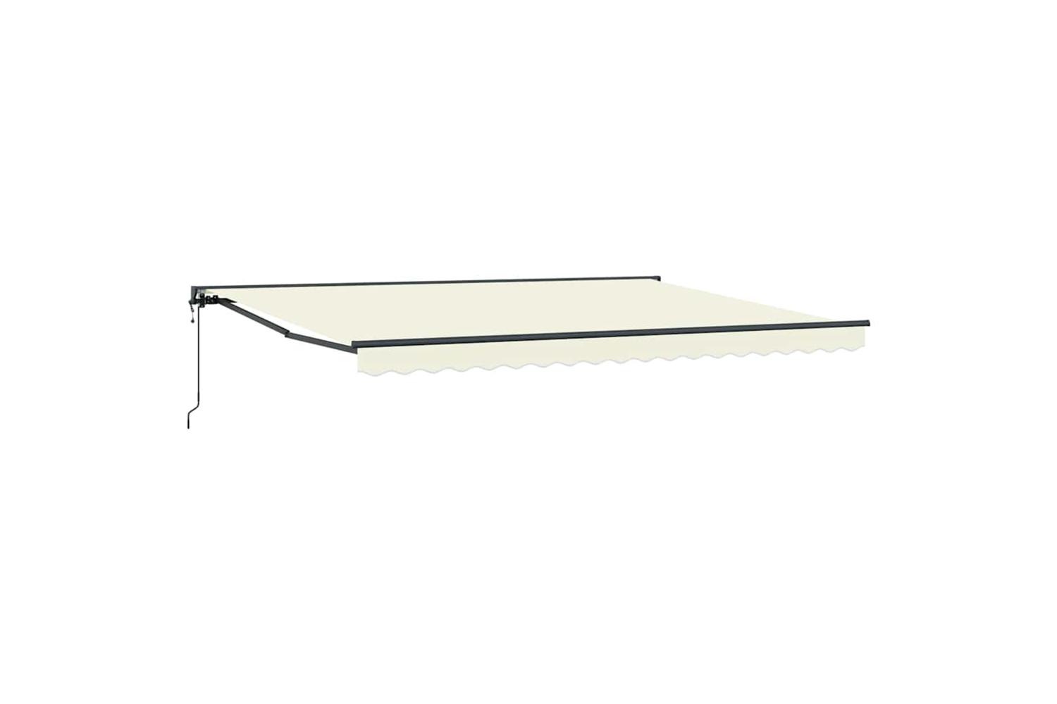 Vidaxl Retractable Awning Cream 450x300 Cm Fabric