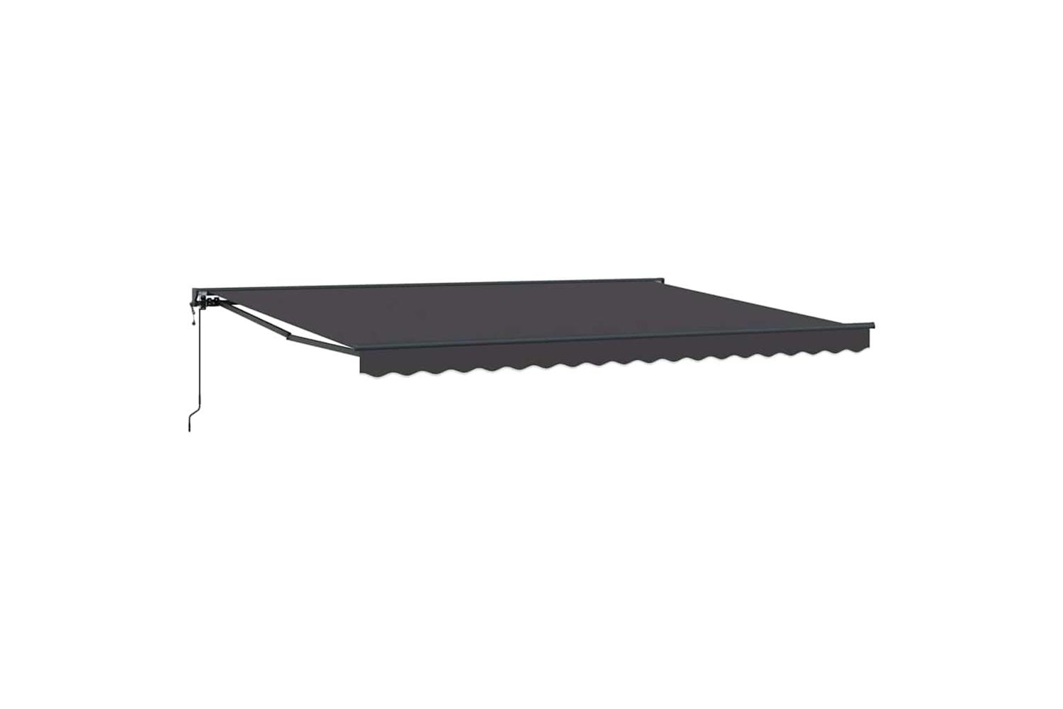 Vidaxl Retractable Awning Anthracite 450x300 Cm Fabric