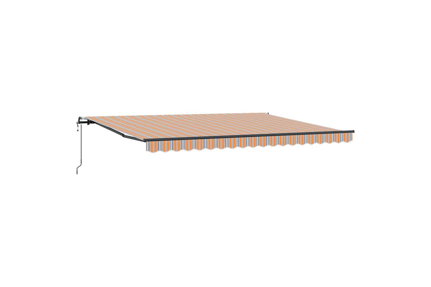 Vidaxl Retractable Awning Multicolour 450 X 300 Cm Fabric