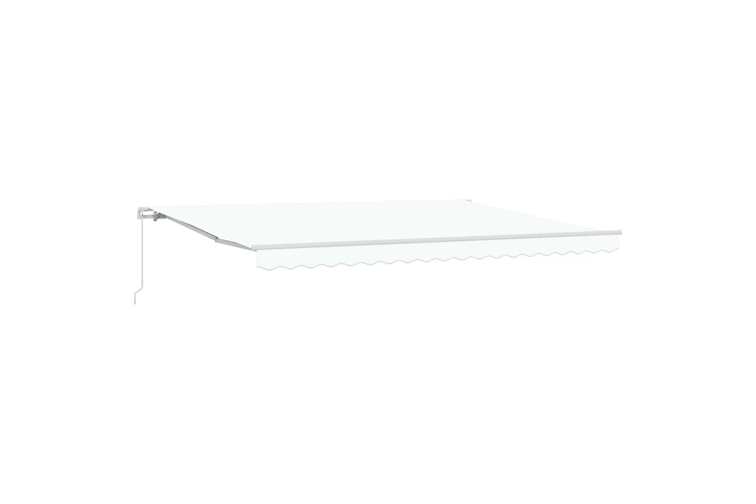 Vidaxl Awning Retractable White 45 X 3 M Polyester And Metal
