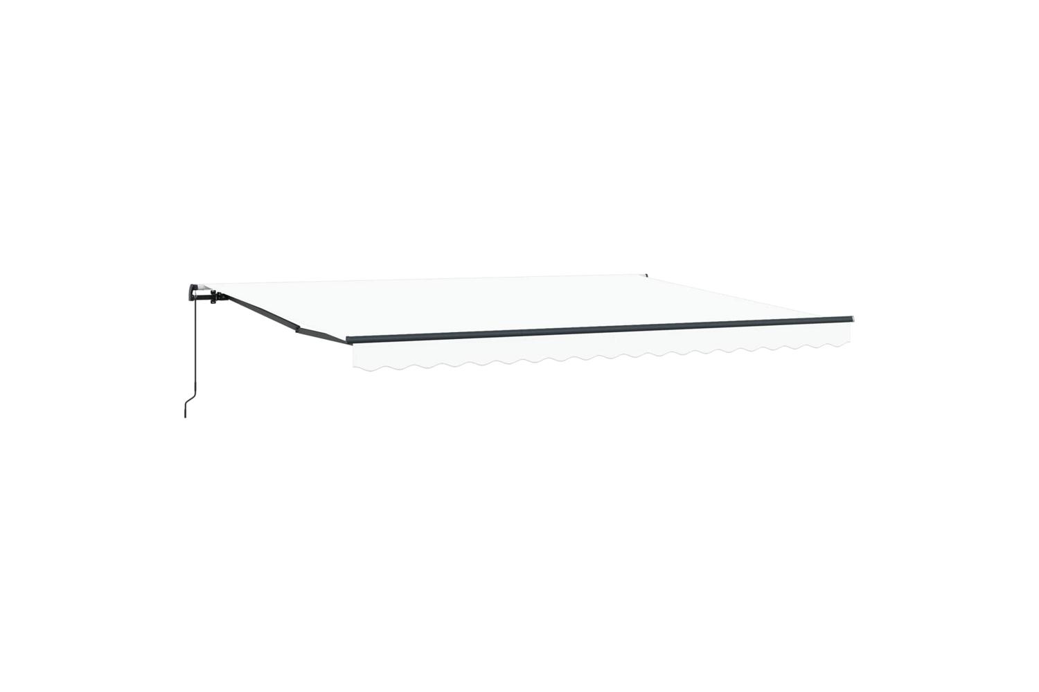 Vidaxl Awning Manual White 450 X 300 Cm Fabric