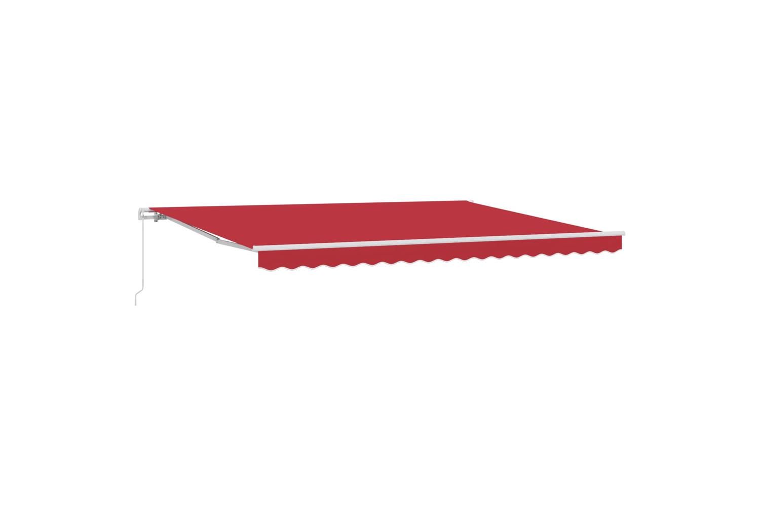 Vidaxl Awning Retractable Red 45 X 3 M Polyester And Metal