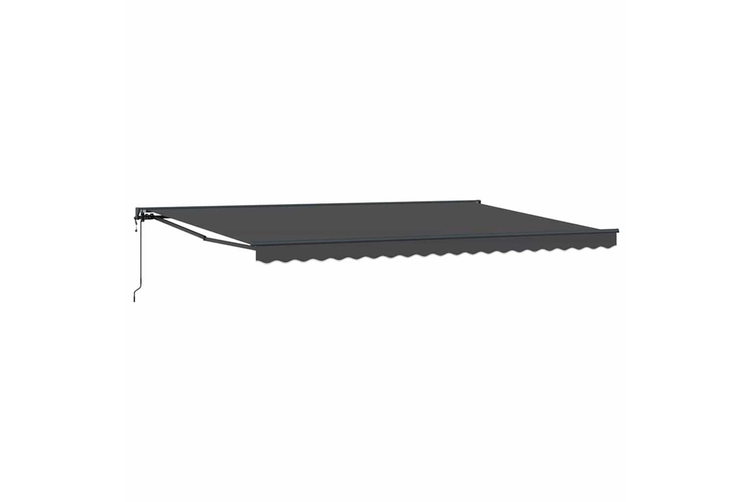 Vidaxl Retractable Awning Anthracite 500x300 Cm Fabric