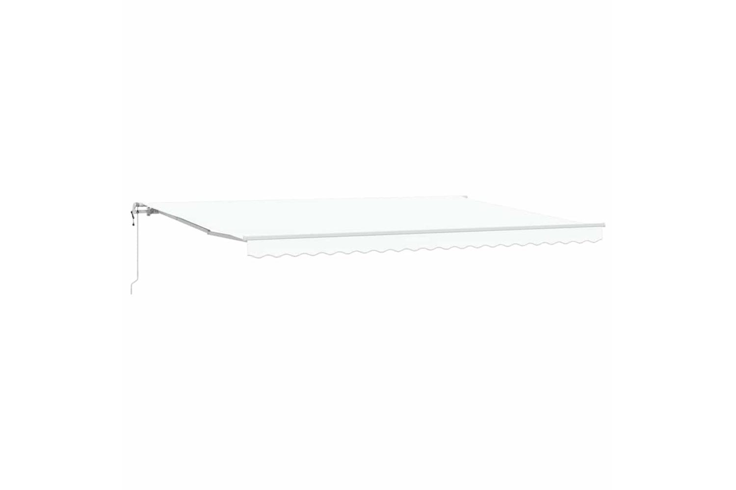 Vidaxl Retractable Awning 500 X 300 Cm White
