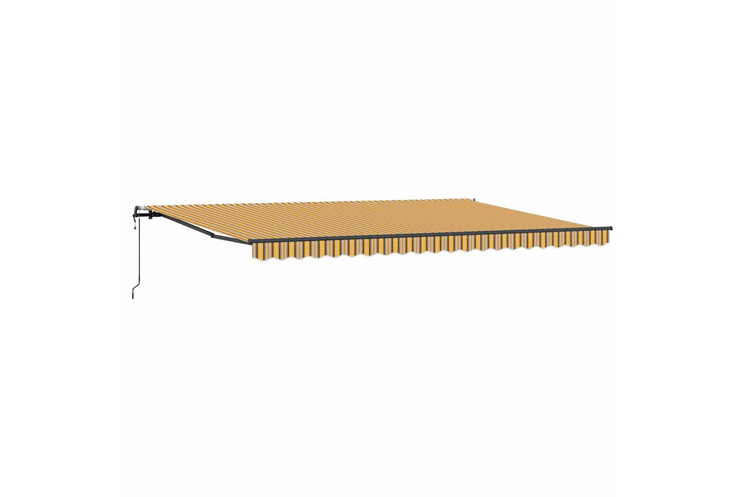 Vidaxl Retractable Awning Multicolour 500 X 350 Cm Fabric