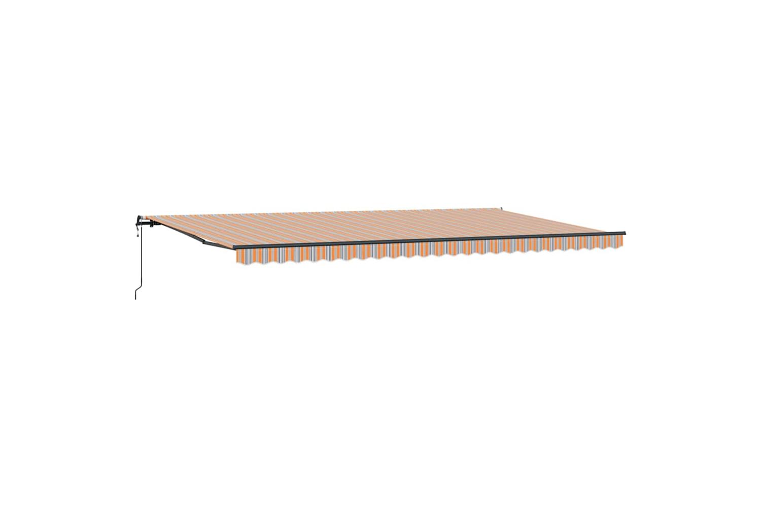 Vidaxl Retractable Awning Multicolour 600 X 300 Cm Fabric