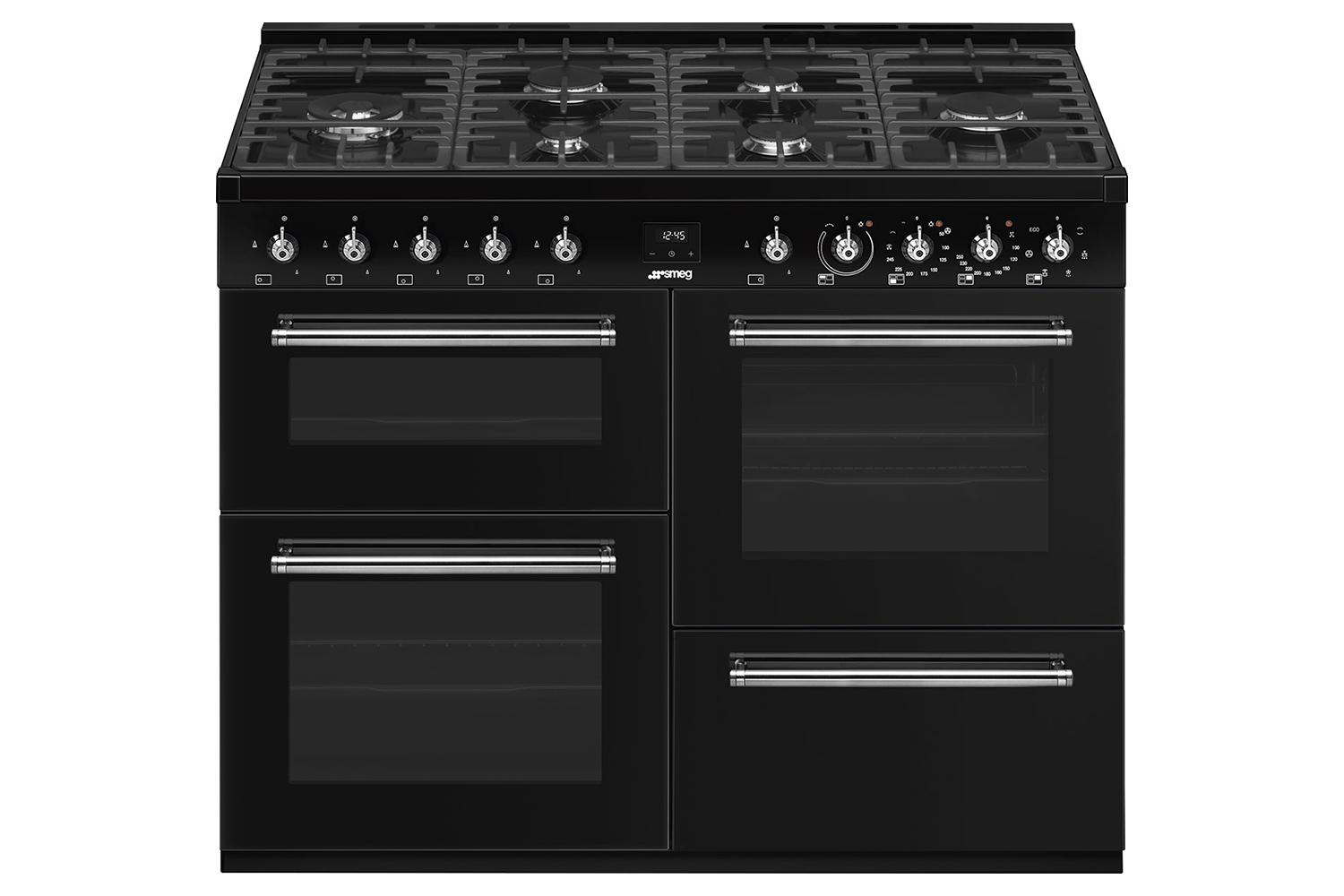 Smeg 110cm Concert Classic Dual Fuel Range Cooker | CX113GMBL |  Black