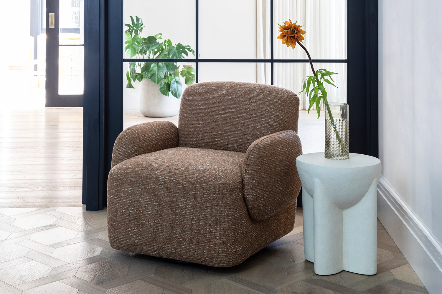 Crocus Accent Chair | Swivel | Nutmeg