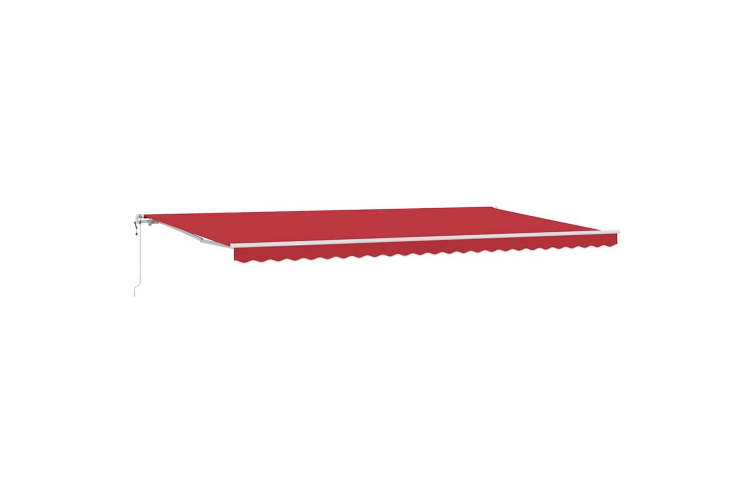 Vidaxl Retractable Awning 600 X 350 Cm Red