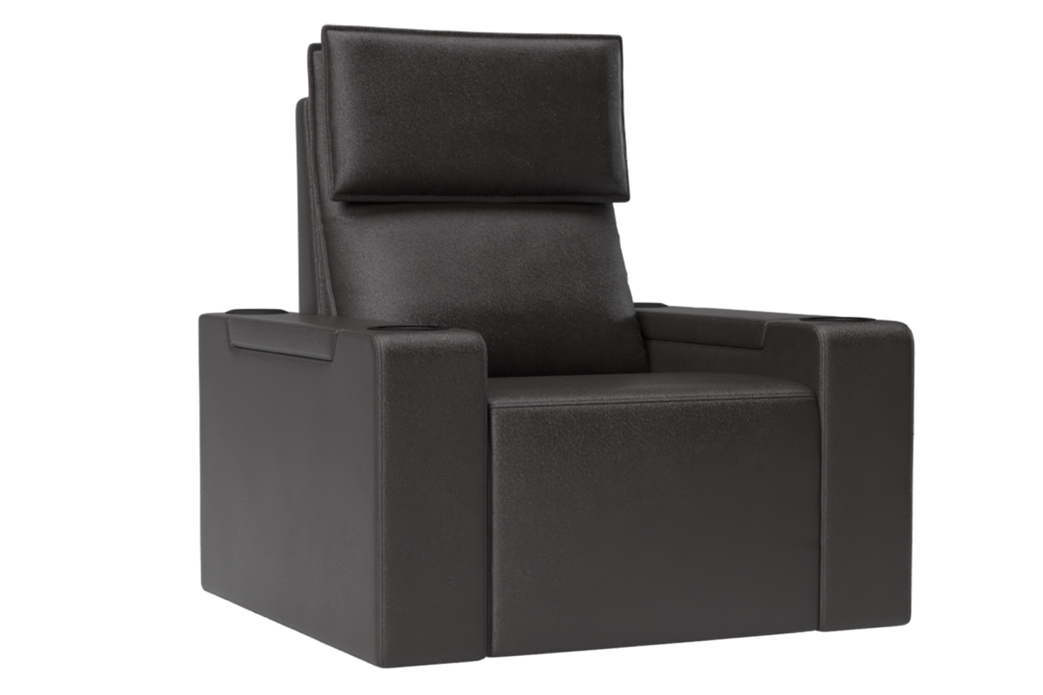 Stella Home Theater Armchair | Power Recliner | Fabric | Gunmetal