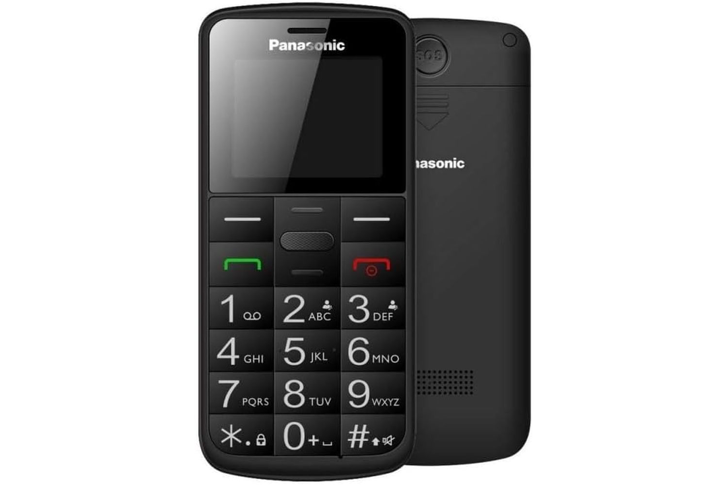 Panasonic Essential Easy Use Moible Phone | Black