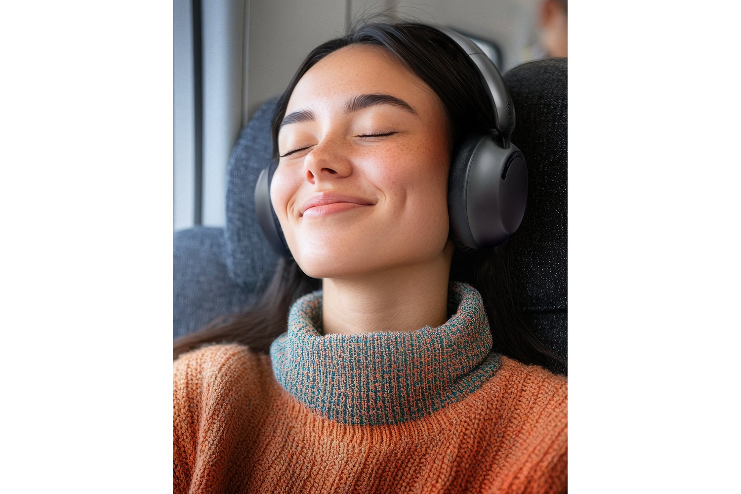 Mixx StreamQ D3 Over Ear Wireless Active Noise Cancelling Headphones | Black