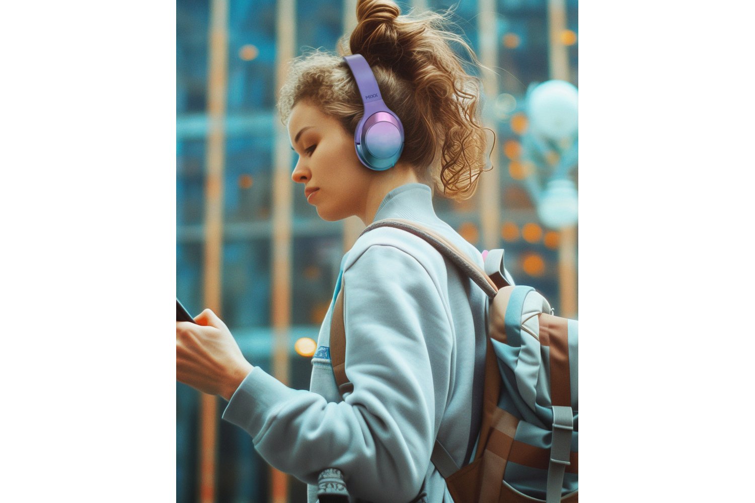 Mixx StreamQ C1 Over-Ear Wireless Headphones | SQC1-MM-MM-432 | Mermaid