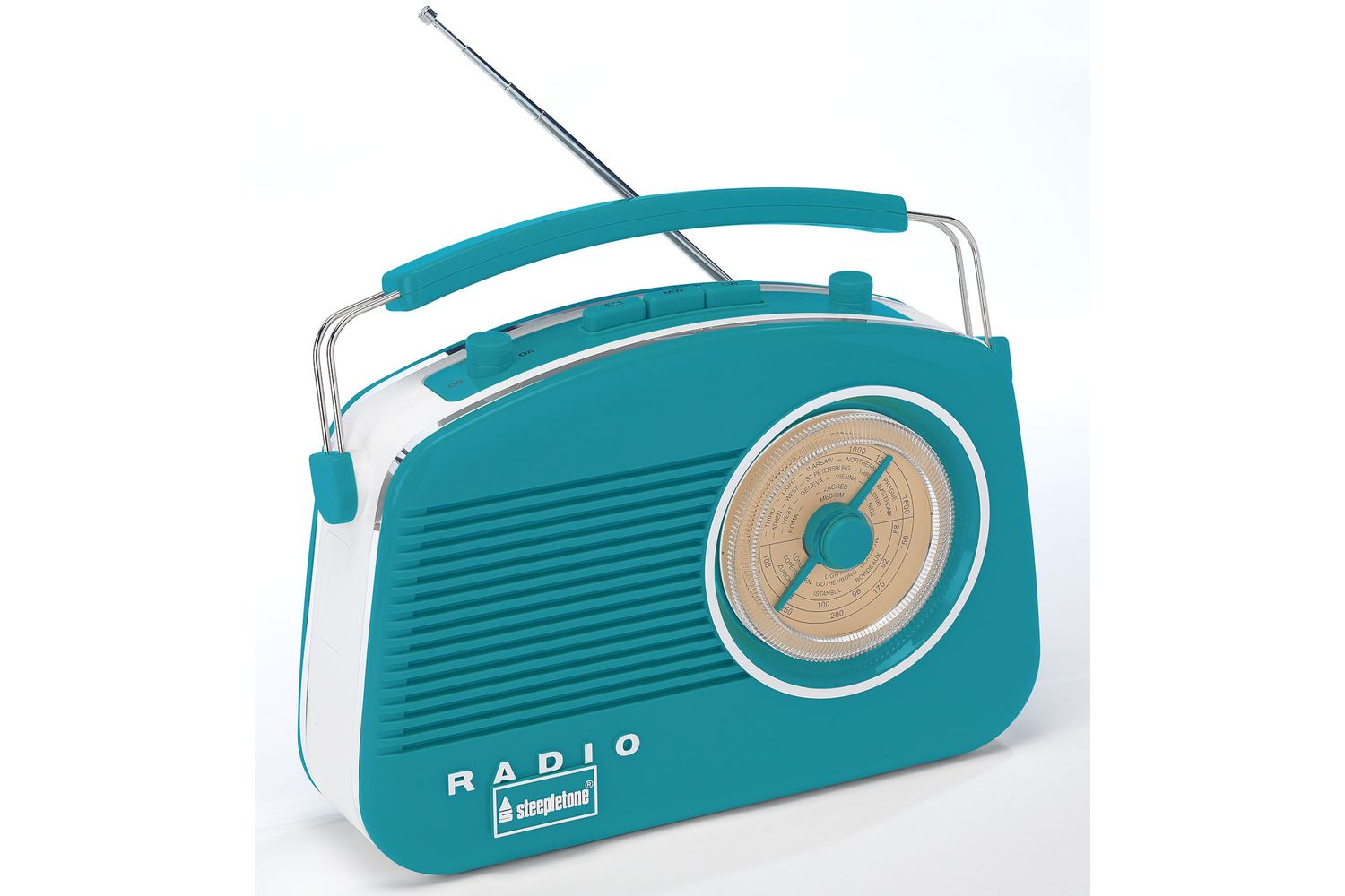 Steepletone BT Retro Radio | Blue