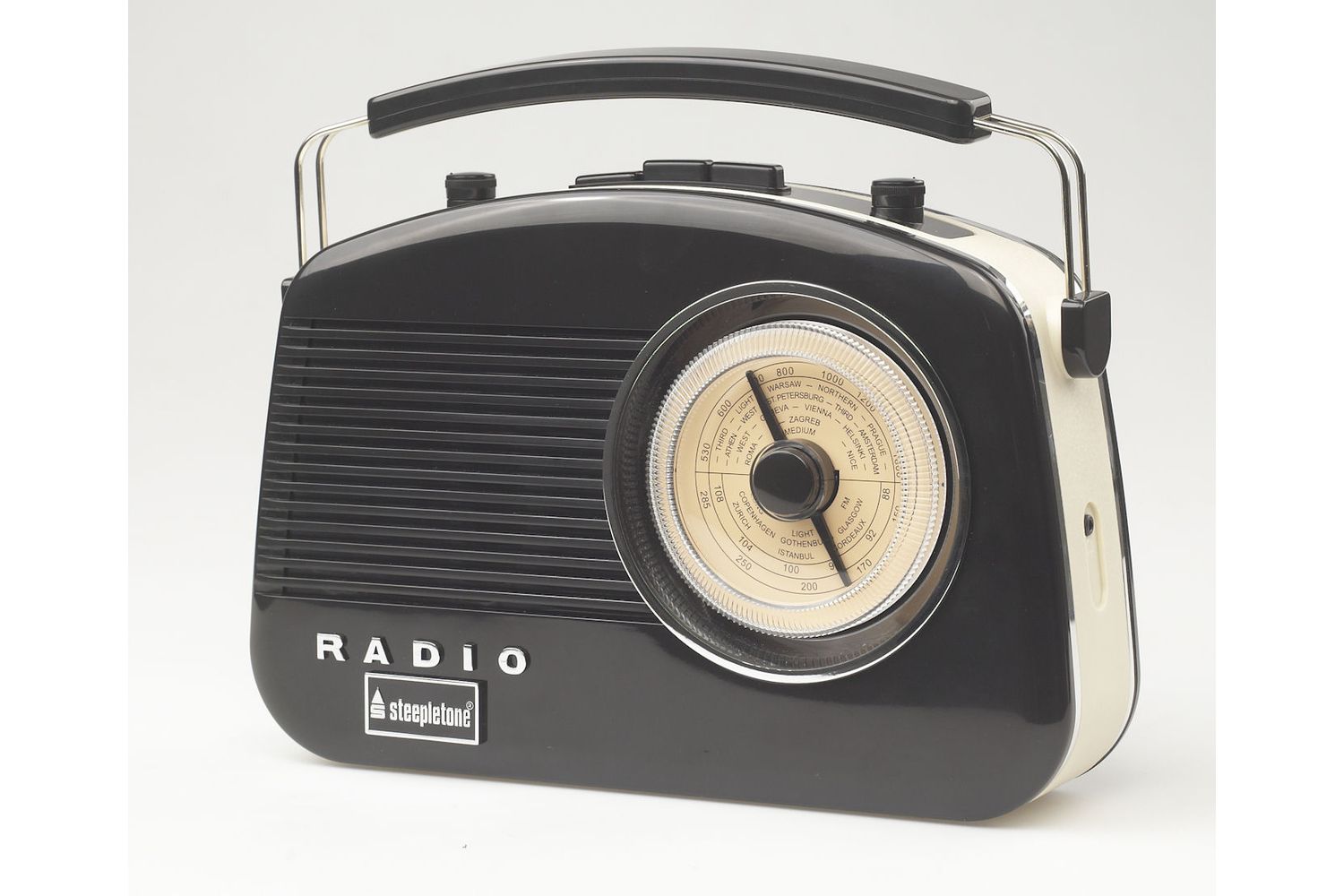 Steepletone BT Retro Radio | Black
