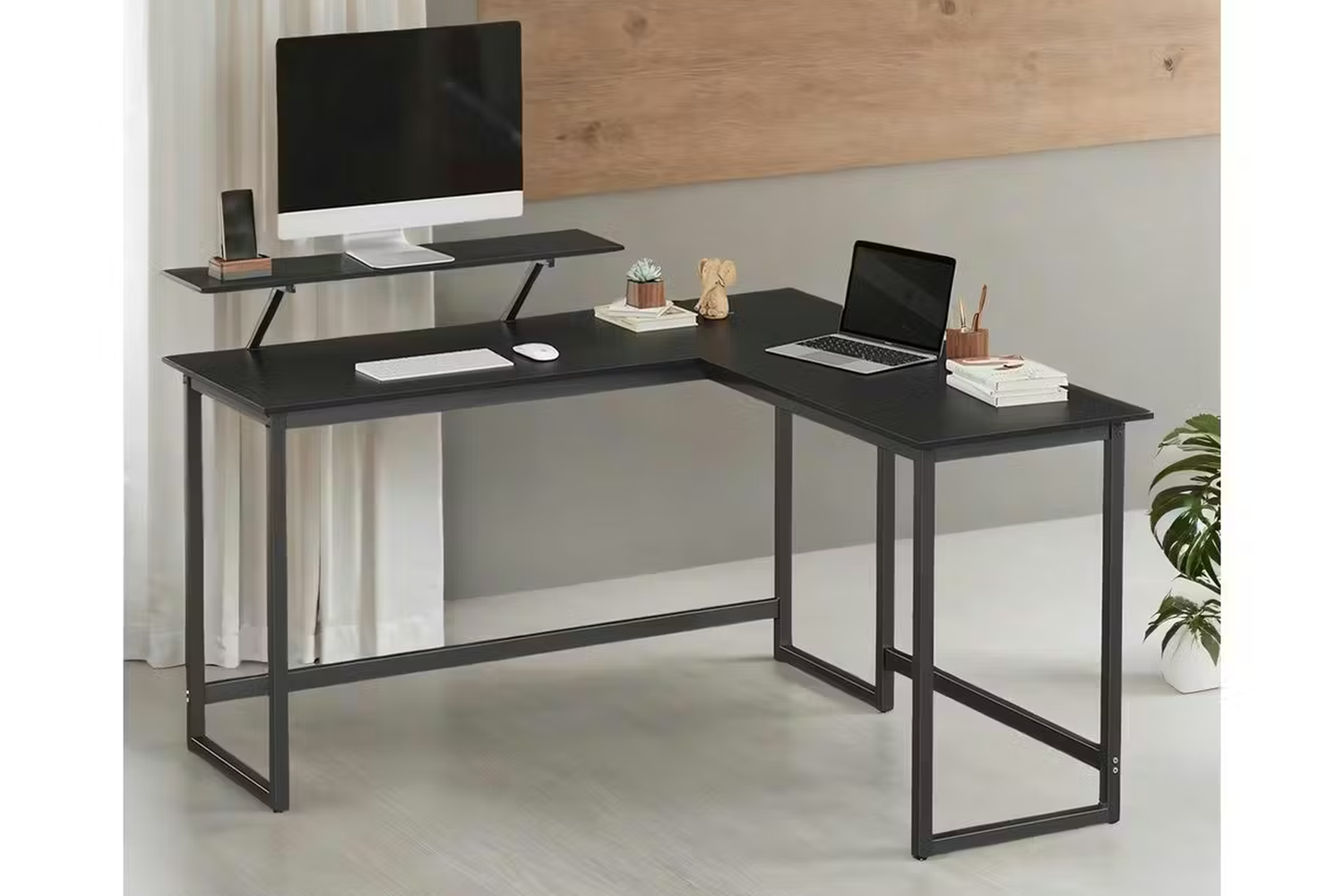 Vasagle Corner Office Desk | Black