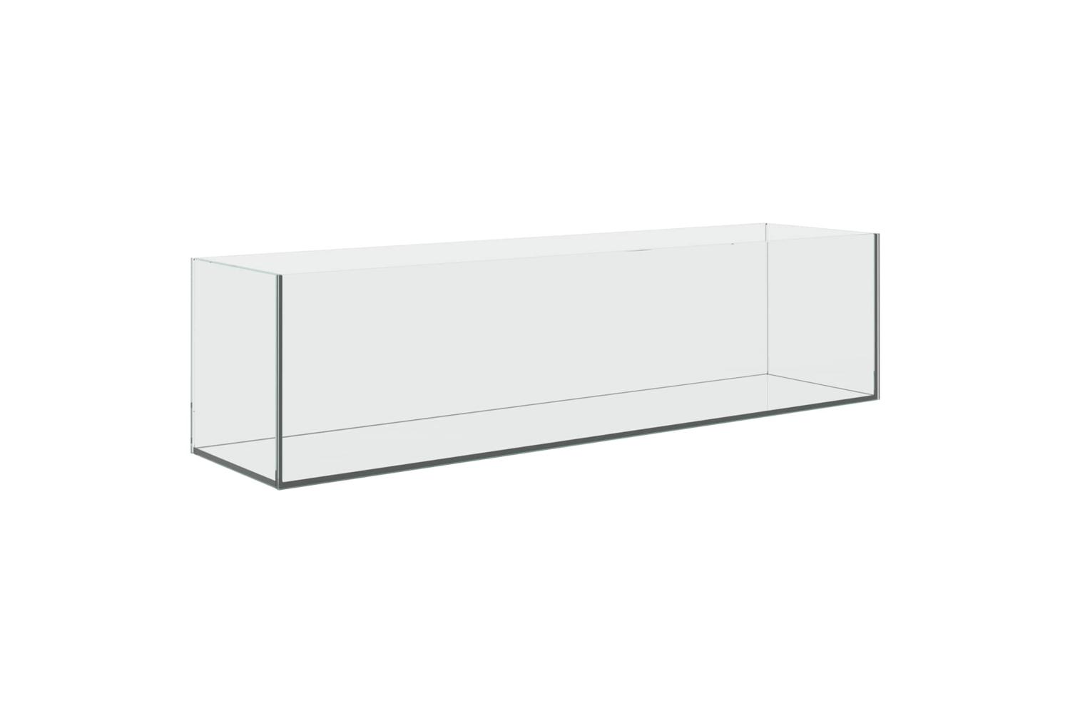 Vidaxl Aquarium With Storage Transparent 80 X 20 X 20 Cm Glass