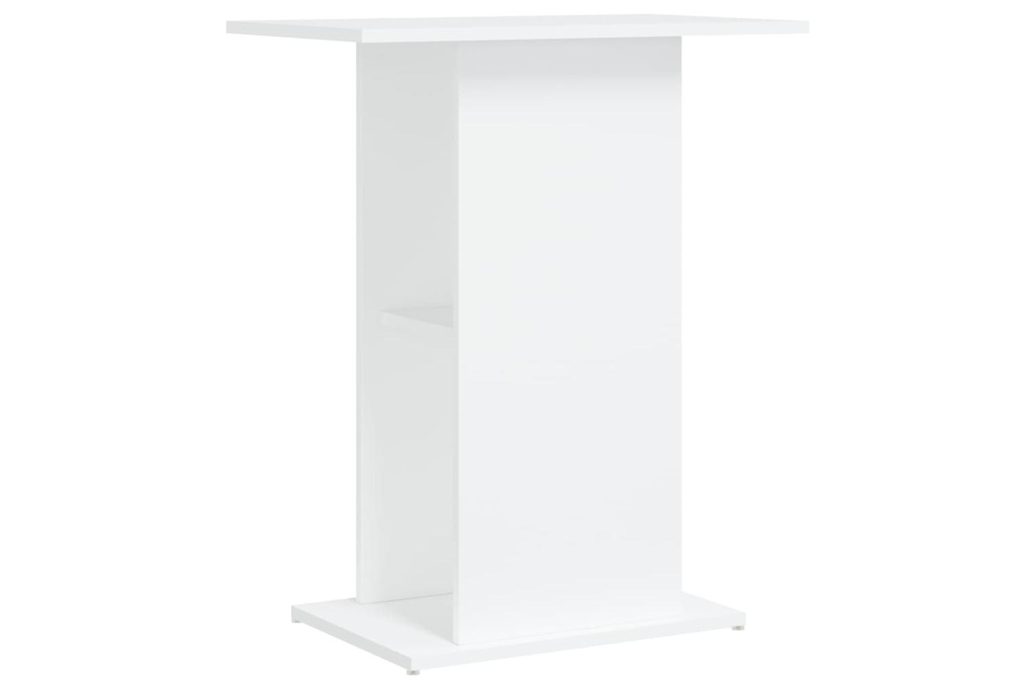 Vidaxl Aquarium Stand White 605x36x725 Cm Engineered Wood